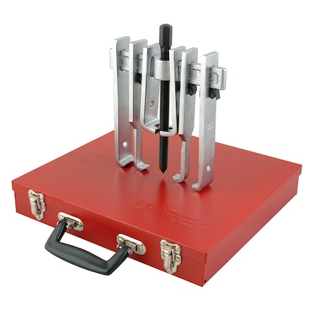 Urrea 6 ton straight jaw puller set 12PC with metal box 4213B